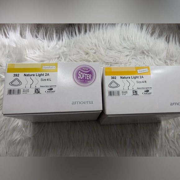 Amoena pair Natura Light 2A Breast Form - Tawny - Picture 3 of 7